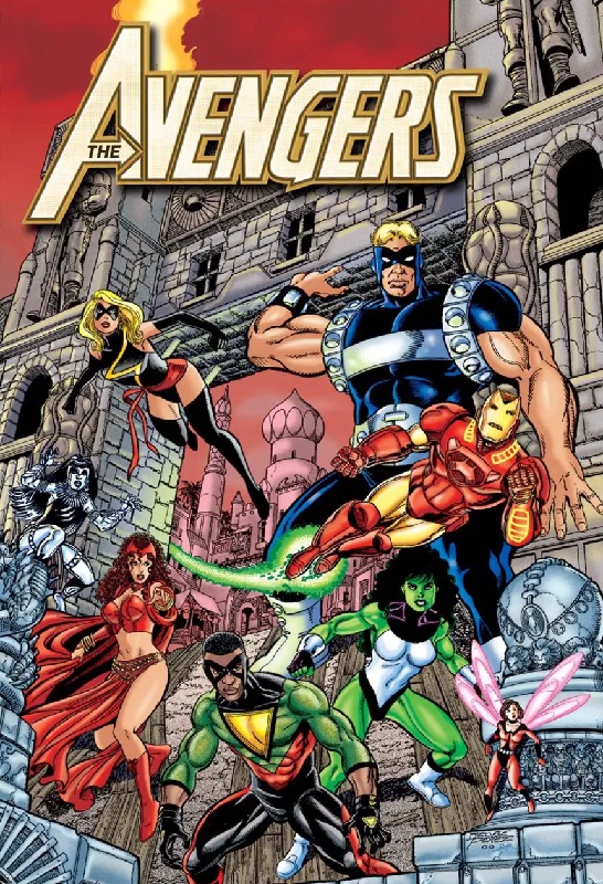 Avengers by Busiek and Perez Omnibus HC Vol 2 George Perez 25th Issue Cover