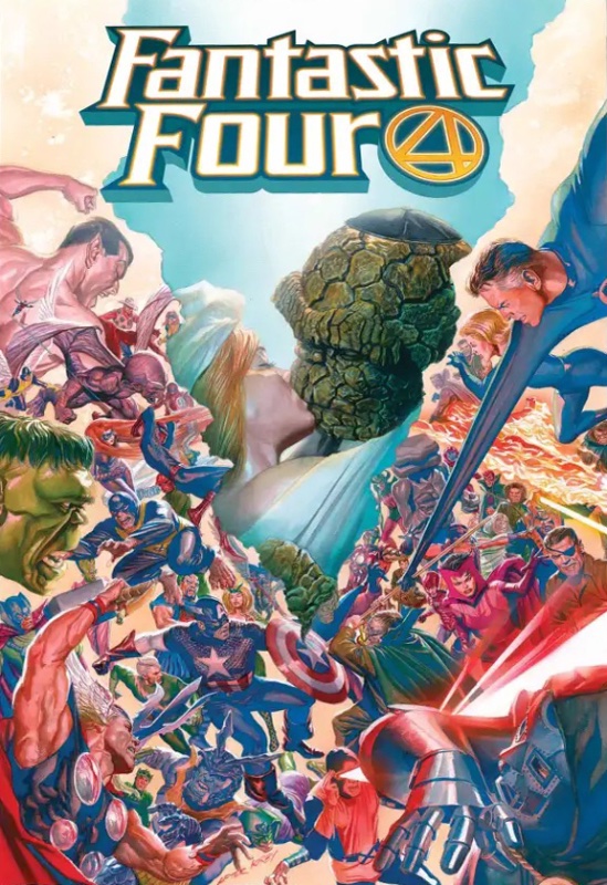 Fantastic Four by Dan Slott Omnibus HC Vol 1 Alex Ross Cover