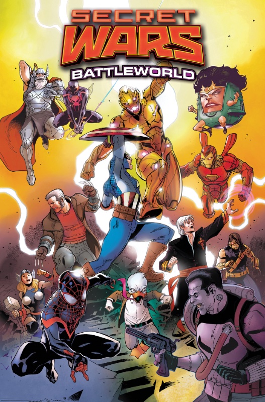 Secret Wars Omnibus HC Battleworld Vol 3 Paco Medina Cover