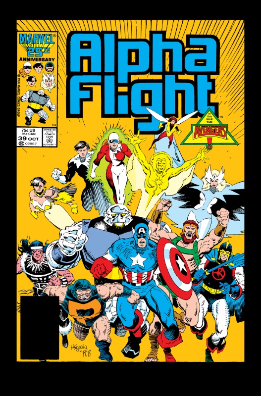 Alpha Flight by Mantlo and Lee Omnibus HC Mike Mignola Variant Cover