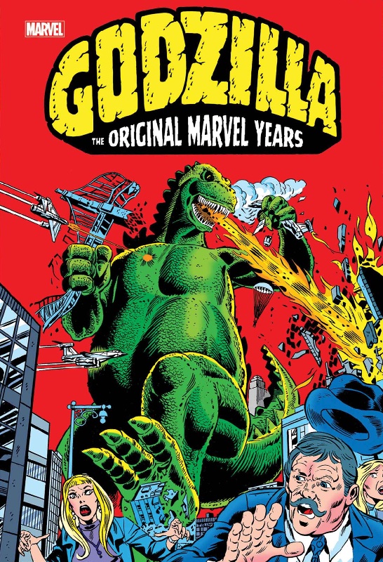 Godzilla Omnibus HC Original Marvel Years Trimpe First Issue Variant Cover