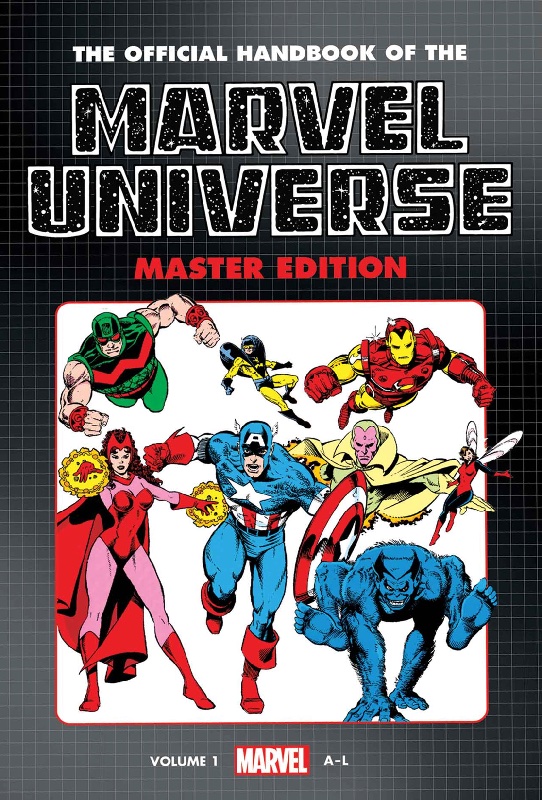 Official Handbook Of The Marvel Universe Omnibus HC Vol 1 Master Edition Avengers Variant Cover