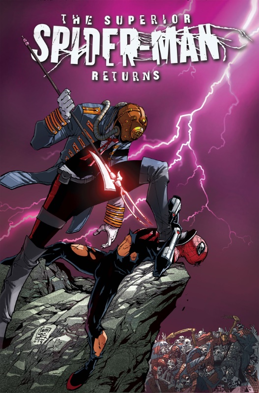 Superior Spider-Man Returns Omnibus HC Mike Del Mundo Variant Cover