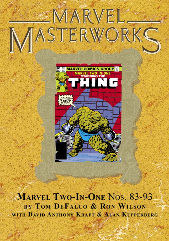 Marvel Masterworks Marvel Two-in-One Hardcover Volume 385 Variant Edition